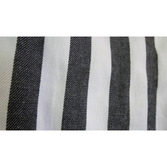 BRAVE AND TRUE - wrap dress size large - charcoal stripe - presents as n… - Picture 4 of 7